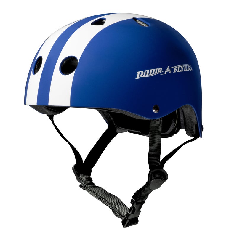 Radio Flyer Helmet  Blue Child Bike Helmet  Kids Bike Helmet for Skating  Scooter  Bike  Toddler Helmet Blue - Image 1